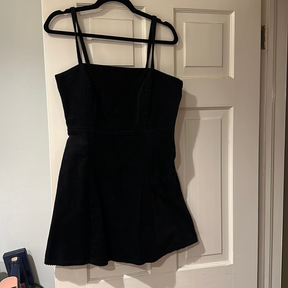 Corduroy mini dress